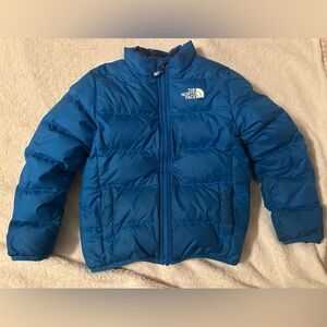 ❄️The North Face 550 blue puffer boys jacket XS-Size 6